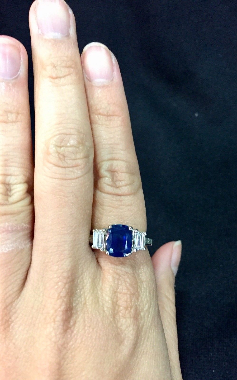 3 carat sapphire ring